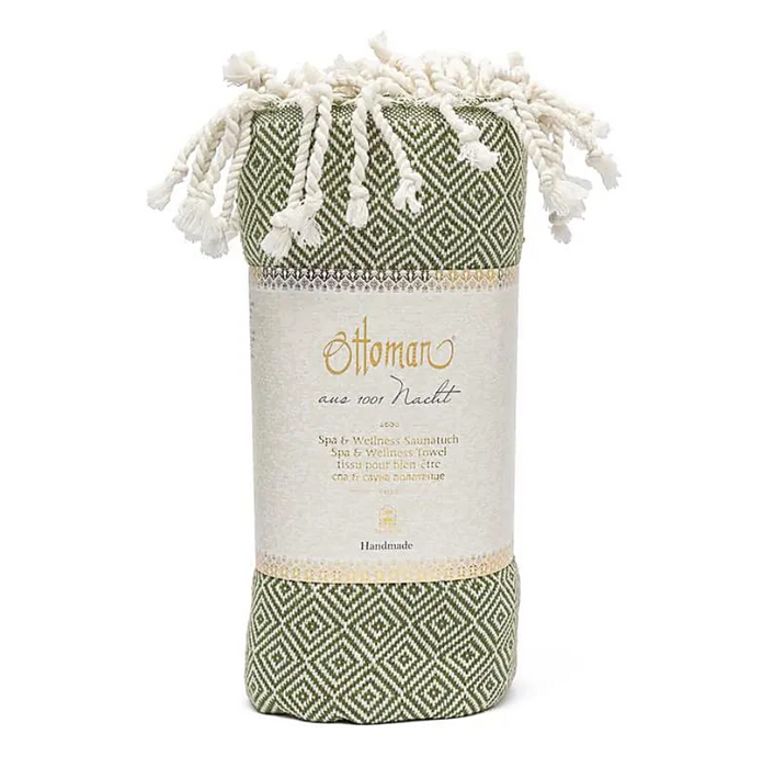 Hammam-Tuch – Leichtigkeit für Bad, Sauna & Strand (olive)