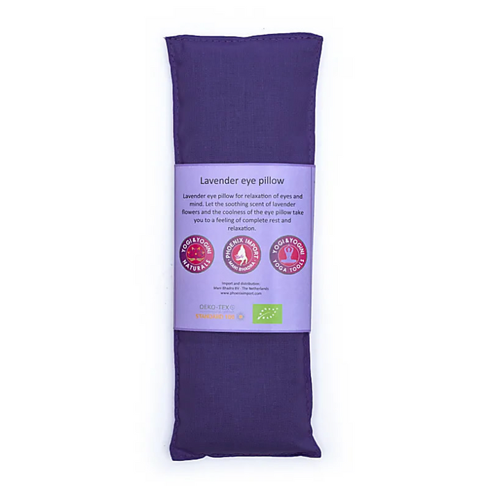 Augenkissen mit Bio-Lavendel & Bio-Leinsamen – Dunkelviolett