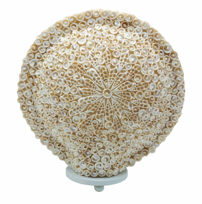 Boho Muschellampe – Cut Art Design aus Bali - handgefertigt (30 cm)