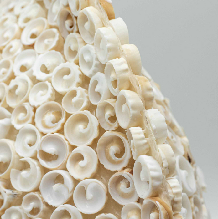 Boho Muschellampe – Cut Art Design aus Bali - handgefertigt (30 cm)