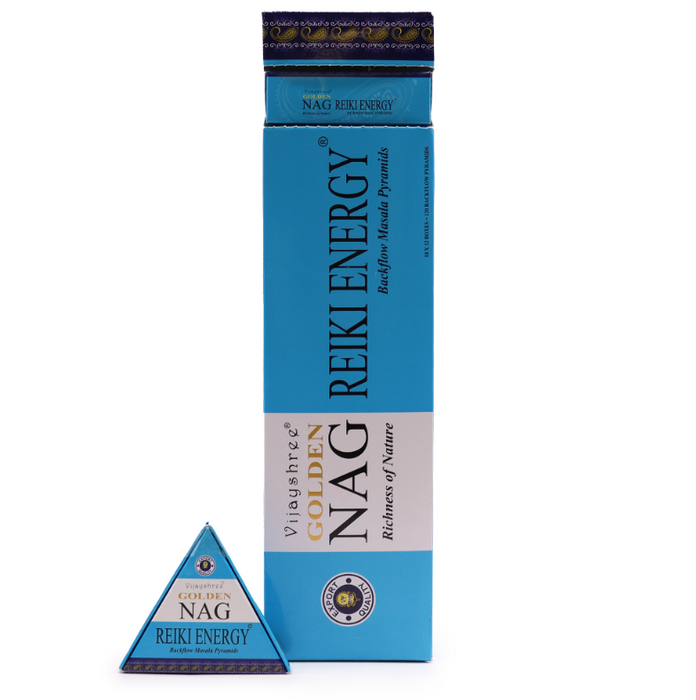 Golden Nag Backflow Räucherkegel – Reiki Energy