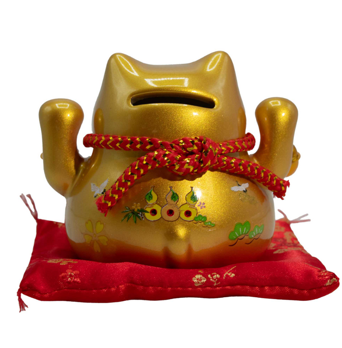 Winkekatze Spardose Gold – Maneki Neko Glückskatze (Kopie)