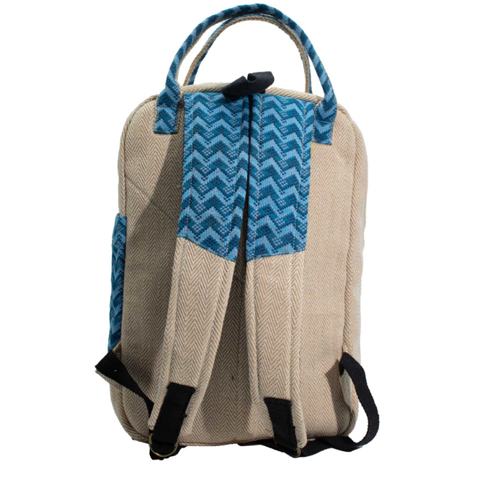 Hanf Rucksack gross – Dhaka Design aus Nepal