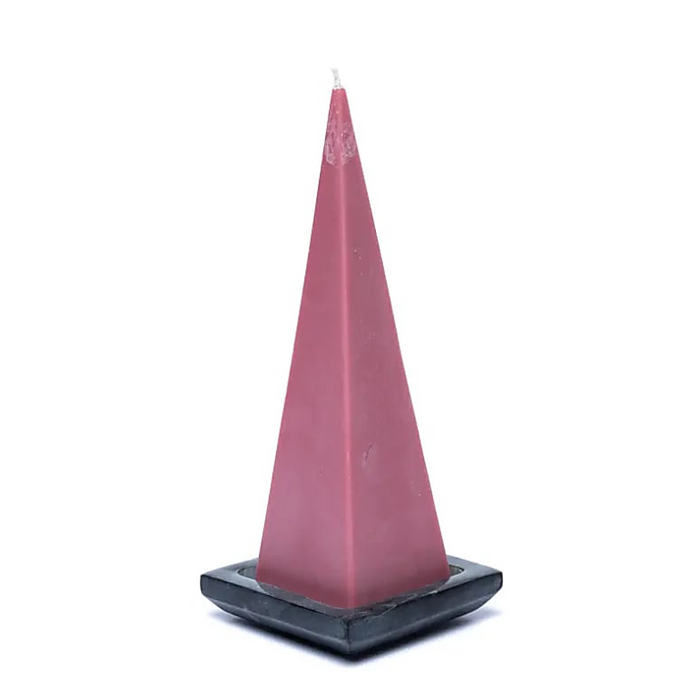 Kerzenhalter Speckstein grau quadratisch – 9x9 cm