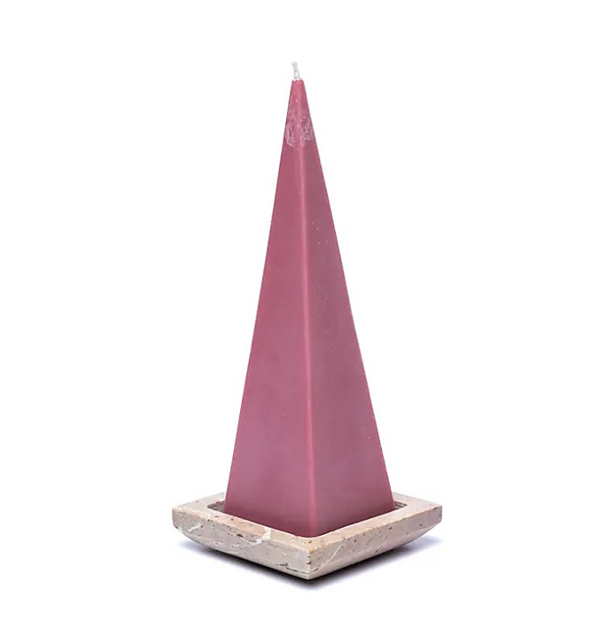Kerzenhalter Speckstein beige quadratisch – 9x9 cm