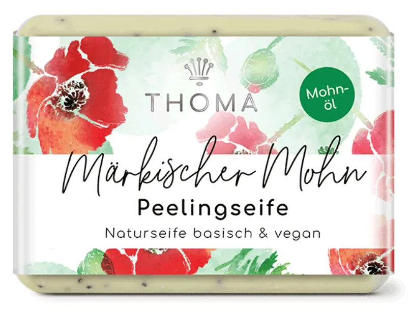 Märkische Mohnölseife mit Kakaobutter – vegan