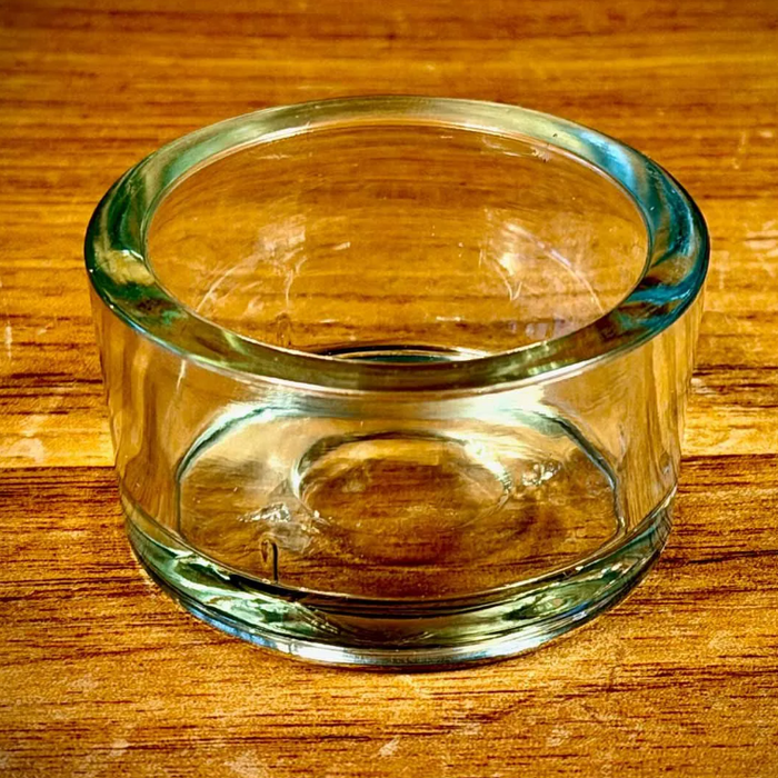 Premium-Teelichtglas aus dickem Glas – hochwertiger Teelichthalter für Bienenwachsteelichter