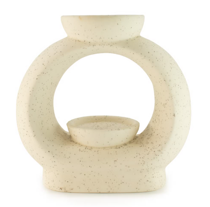 Keramik Duftlampe – Zen Pebble Creme