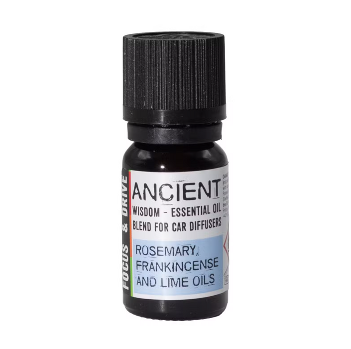 Aromatherapie fürs Auto – Fokus & Fahrt „Focus & Drive“ | Ätherische Ölmischung 10 ml