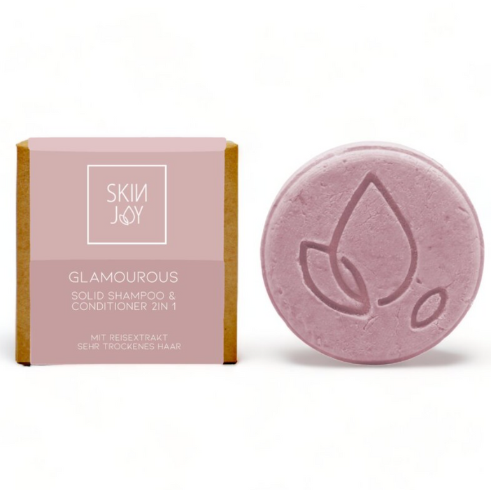 Glamorous Luxus Shampoobar 2in1 – mit Arganöl & Reisextrakt