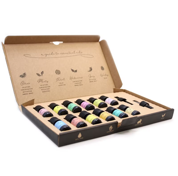 Aromatherapie Set – 12 natürliche Duftwelten | Ätherische Öle