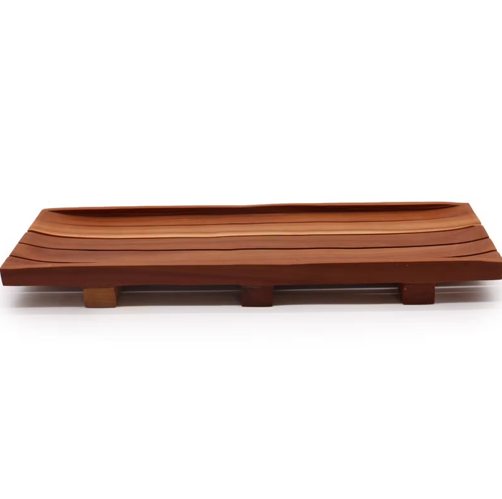 Seifenablage aus Naseberry-Holz – Lang