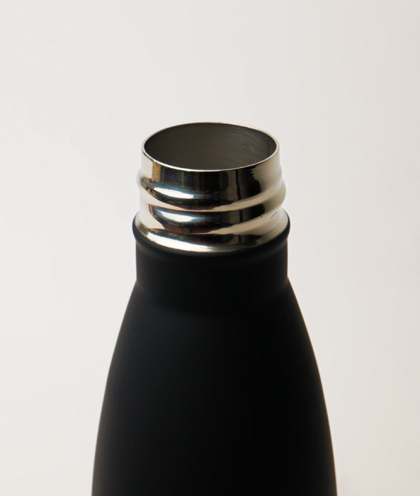 Ecofiltro Isolierflasche 500 ml – Doppelwandige Edelstahl-Trinkflasche | schwarz
