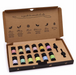Aromatherapie-Set Duftreise mit 12 ätherischen Ölen à 5 ml und zwei Pipetten in einer Geschenkverpackung
