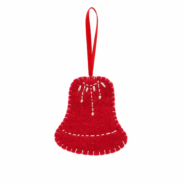 Weihnachtsfiguren aus Filz – handgefertigt in Nepal (einzeln)
