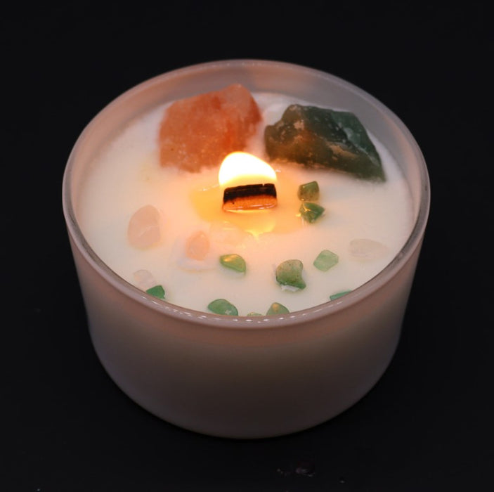 Energiekerze – Herzchakra (Rose Musk)