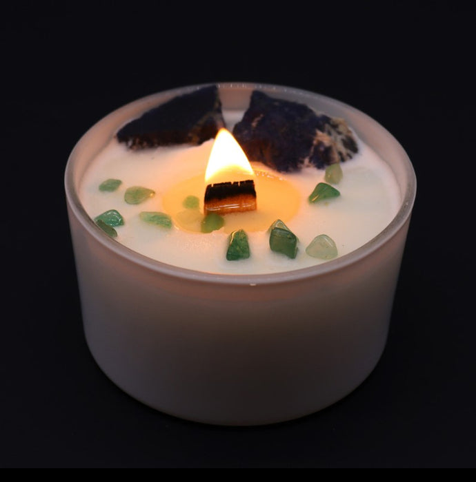 Energiekerze – Halschakra (Fell Berry)