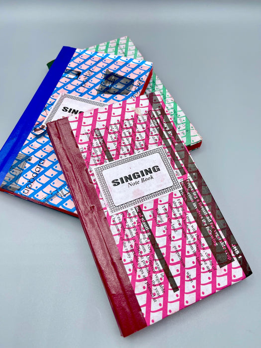 Notizbuch Rot – Handgefertigt aus Upcycling-Material